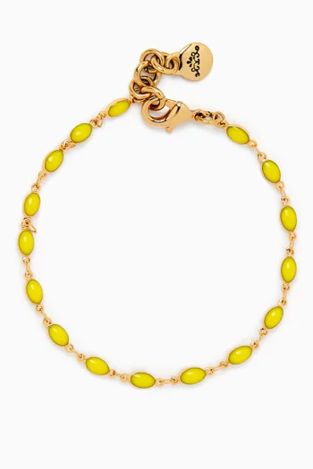 Aurelia Anklet in Gold-plated Brass