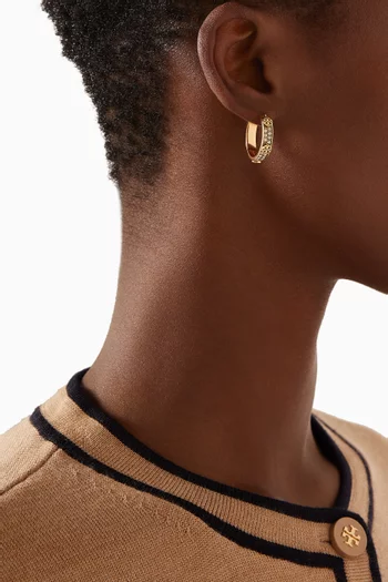Small Miller Crystal Hoops