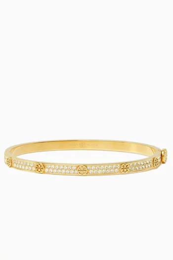 Miller Stud Hinge Bracelet in Gold-tone Stainless Steel