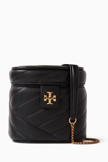 Mini Kira Vanity Case Crossbody Bag in Leather
