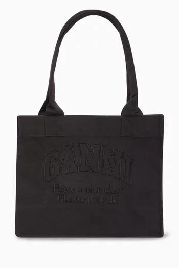 Large Easy Shopper Tote Bag in Recycled Cotton