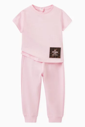 Logo-patch Sweatpants in Cotton