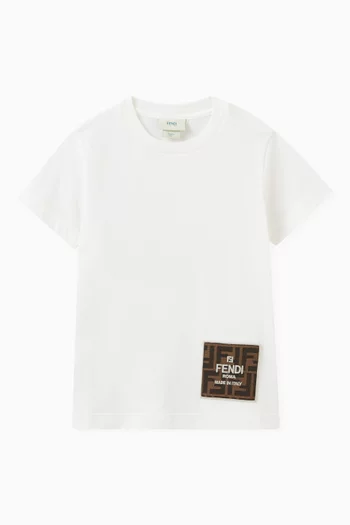 Logo Tag T-Shirt in Cotton