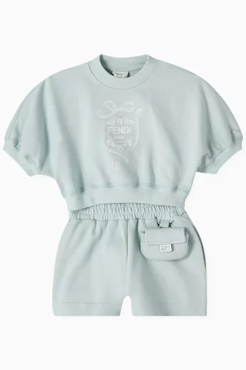 FF Logo Shorts in Cotton