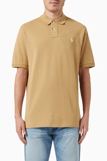 Signature Polo Shirt in Cotton Knit