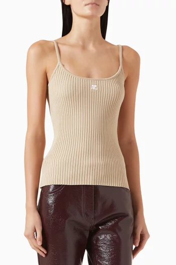 Reedition Tank Top in Ribbed-knit