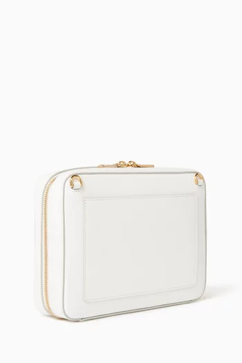 حقيبة كاميرا متوسطة بشعار DG جلد عجل