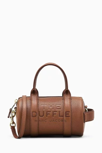 The Mini Duffle Crossbody Bag in Leather