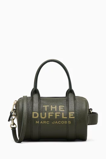 The Mini Duffle Crossbody Bag in Leather