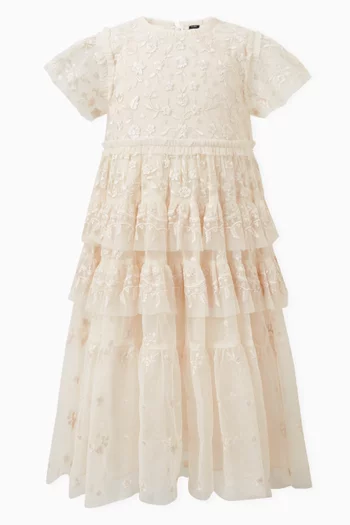 Angelica Lace Dress in Tulle