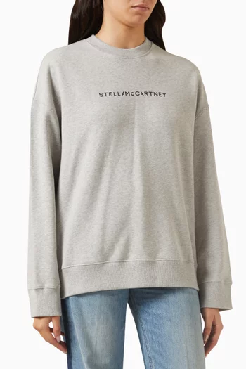 Iconic Stella McCartney Print Sweatshirt in Organic Cotton