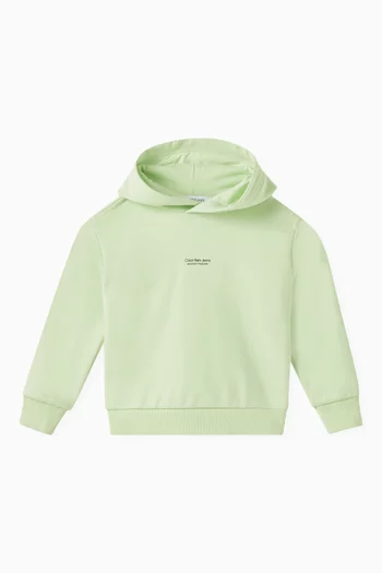 Relaxed Logo Hoodie in Terry