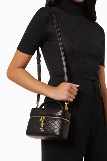 Gaby Vanity Bag in Quilted Lambskin