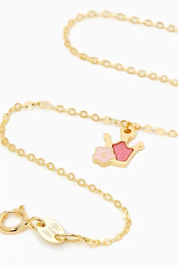 Ara Bella Floral Crown Bracelet in 18kt Gold