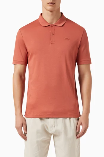 Slim Polo Shirt in Cotton
