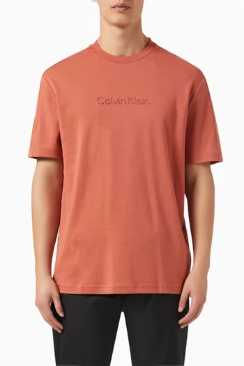 Debossed Logo T-Shirt in Cotton