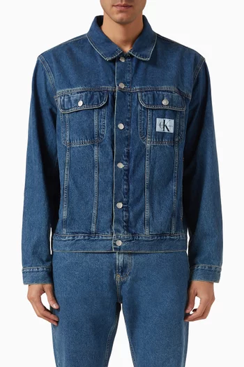 90s Jacket in Cotton-denim