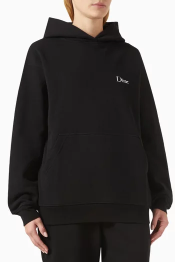 Classic Small Logo Hoodie in Cotton