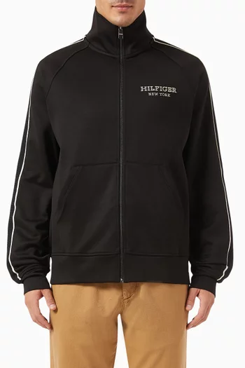 Monotype Track Zip Jacket in Recycled-polyester