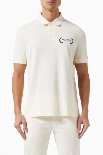 Monotype NY Polo Shirt in Organic Cotton Pique