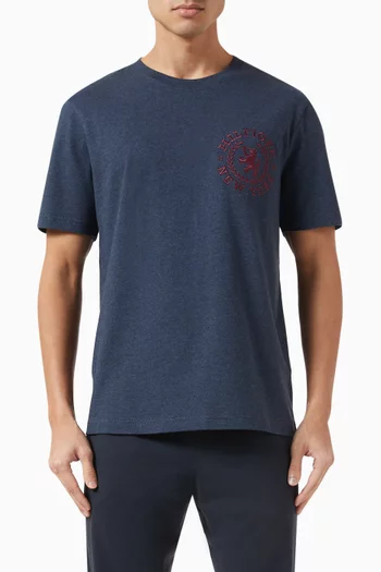 Icon Crest T-shirt in Cotton Jersey