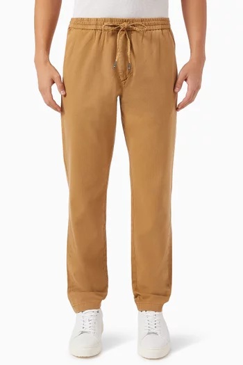 Chelsea Drawstring Chino Pants in Stretch Organic Cotton Blend