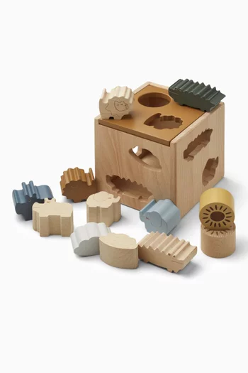 Gary Puzzle Cube in Beech