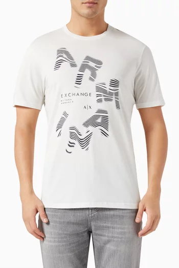 Graphic Logo T-shirt in Cotton