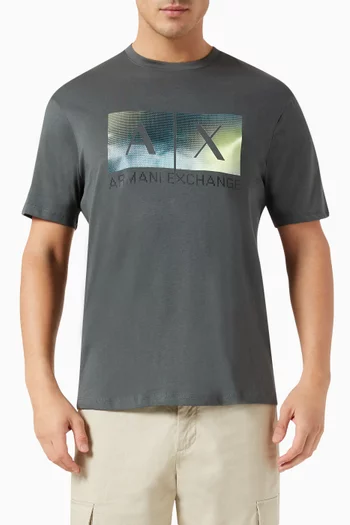 Meta Nature Logo T-shirt in Cotton