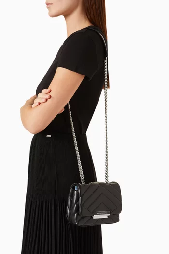 Mini Victoria Crossbody Bag in Faux Leather