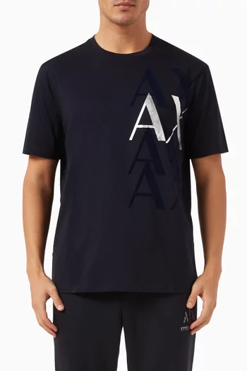 AX Logo T-shirt in Cotton-jersey
