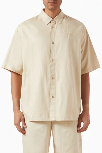 Digital Desert Boxy Shirt in Cotton-blend