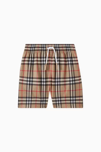 Vintage Check Shorts in Mesh