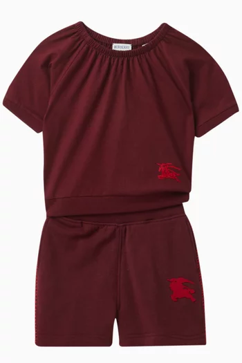 EKD Logo Shorts in Cotton
