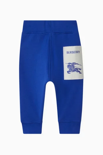 Logo-patch Sweatpants in Cotton