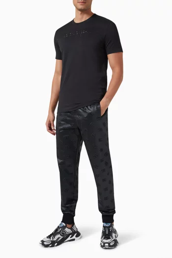 All-over Logo Sweatpants in Cotton