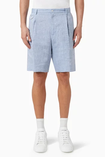 Regular-fit Shorts in Linen