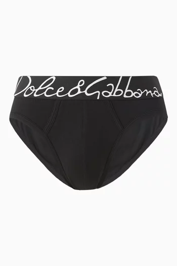 Mid-rise Briefs in Stretch Jersey
