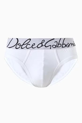 Mid-rise Briefs in Stretch Jersey