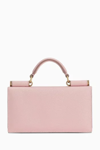 Mini Wallet on Chain in Leather