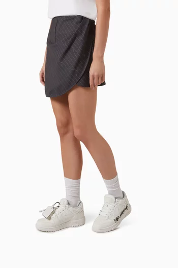 Out Of Office Low Top Sneakers in Leather
