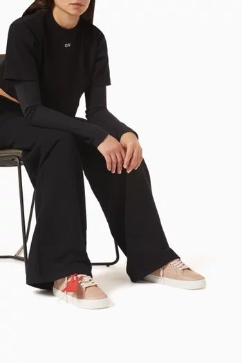 Vulcanized Low-top Sneakers in Leather