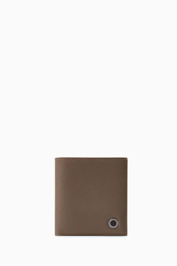 BVLGARI BVLGARI Small Bi-fold Wallet in Leather