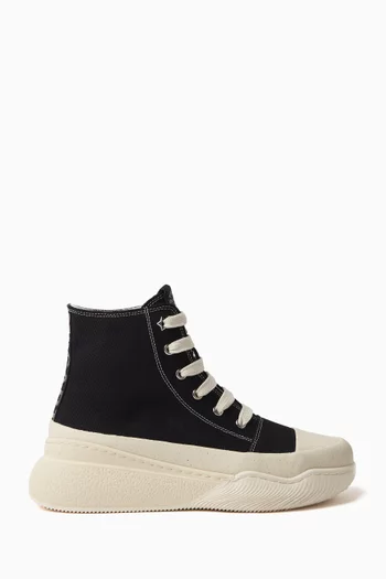 Loop High-top Sneakers in Cotton-blend Canvas