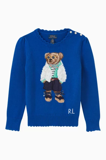 'Bear' Sweater in Cotton
