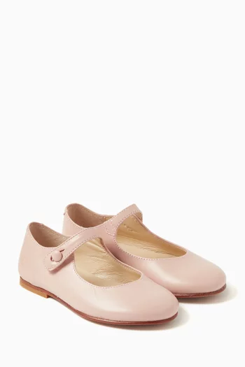 Ella Ballet Flats in Calf Leather