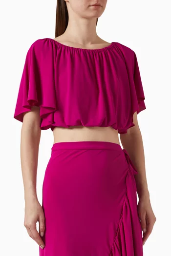 Solal Crop Top in Stretch-jersey