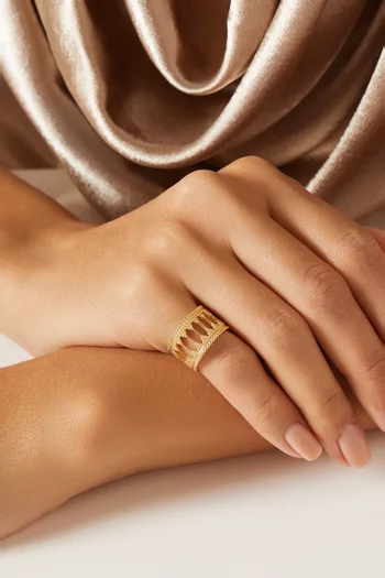 Baalbeck Classic Pinky Ring in 18kt Gold