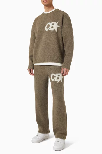 Logo Knit Sweater in Merino-wool