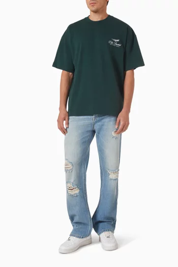 تي شيرت بكلمة International قطن